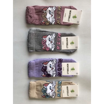 Носки MONTEBELLO ликра хлопок средний детский . Размеры : 3-4 ; 7-8 . Цвет : ассорти. Производство Турция