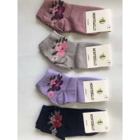 Носки MONTEBELLO ликра хлопок средний детский. Размеры : 7-8;  9-10. Цвет : ассорти. Производство Турция