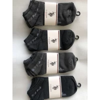 Носки POLO ликра хлопок патик мужские 41-45. Цвет : темно серый . Производство Турция