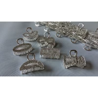 Краб металл, серебро, 4 см