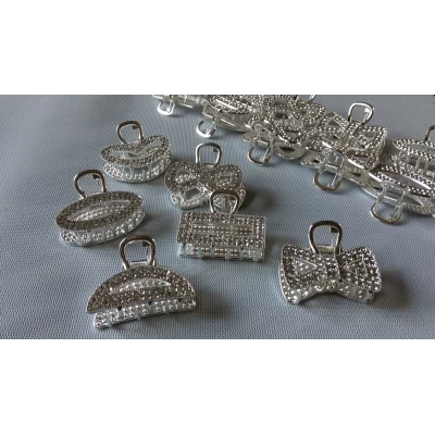 Краб металл, серебро, 4 см