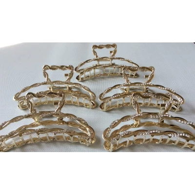 Краб металл, стразы,11 см