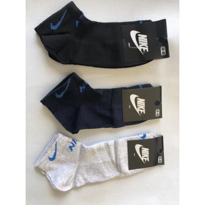 Носки NIKE ликра полусредние сетка 36-40. Цвет : темное ассорти