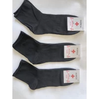 Носки DORIKA ликра мужская диабет ( без резинки ). Размер : 41-45. Цвет : черный