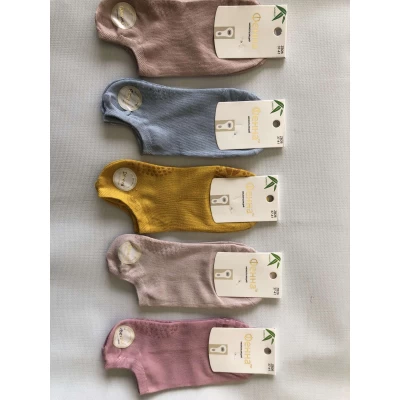 Носки Фена ликра хлопок глубокий патик с бамбуковой нитью 37-41 с тормозами на подошве . Цвет : ассорти