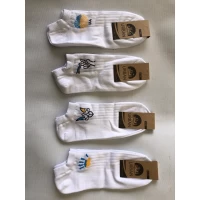 Носки URBAN ликра хлопок патики ( низкие ) 41-44 патриотичные . Цвет : белый