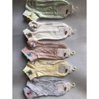 Носки Любовь ликра хлопок полусредние мишки 36-41. Цвет : ассорти