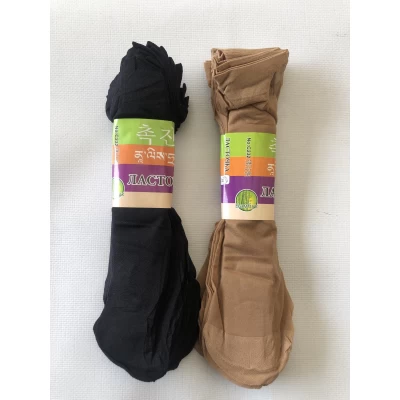 Капрон носки женские Ласточка . Цвет: черный и бежевый