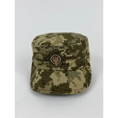 Кепка ВСУ «Кокарда» хб рип-стоп светлый пиксель Кепка ВСУ «Кокарда» хб рип-стоп светлый пиксель
