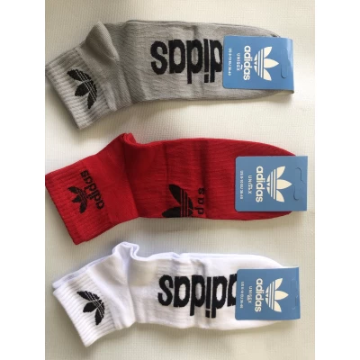 Носки ADIDAS ликра хлопок средние 36-40. Цвет : ассорти. Производство Турция Носки ADIDAS ликра хлопок средние 36-40. Цвет : ассорти. Производство Турция