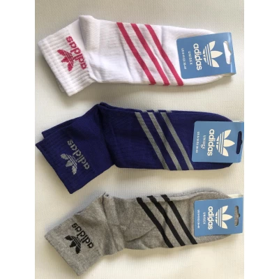 Носки ADIDAS ликра хлопок средние 36-40. Цвет : ассорти. Производство Турция Носки ADIDAS ликра хлопок средние 36-40. Цвет : ассорти. Производство Турция