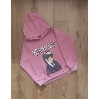 Худи 2-х нитка "Wednesday" Полотно производитель Турция  Разм 36-40