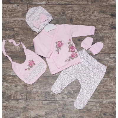 Костюм интерлок+вышивка Производитель Турция Разм 0-3-6 мес
