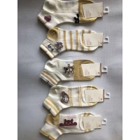 Носки ШУГУАН ликра хлопок полусредний 37-40 сетка . Цвет : комбинированный рисунок