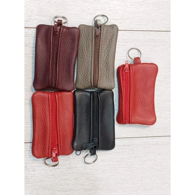 Ключница + монетница ,кожа  размер 11×7см