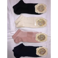 Носки INALTUN ликра хлопок патик ( низкие ) сетка 36-40. Цвет : ассорти Турция