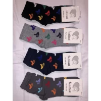 Носки INALTUN ликра хлопок средний 36-40 . Цвет : ассорти Турция