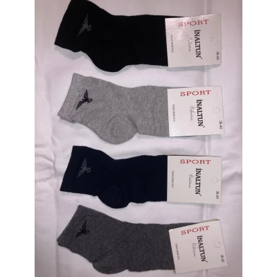 Носки INALTUN ликра хлопок средние 36-40. Цвет : ассорти Турция Носки INALTUN ликра хлопок средние 36-40. Цвет : ассорти Турция