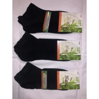 Носки HAZA ликра бамбук патик ( низкие ) сетка мужские 42-44 . Цвет : черный Турция