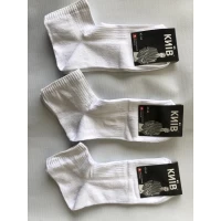 Носки КИЕВ ликра хлопок средняя сетка 42-44 . Цвет : белый