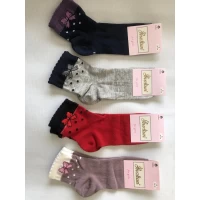 Носки INALTUN ликра средние детские бантик !!! Размеры : 5,7,9,11 лет . Цвет : ассорти. Производство Турция