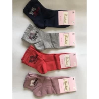 Носки INALTUN ликра хлопок средние детские бантик . Размеры : 5,7,9 лет . Цвет : ассорти . Производство Турция