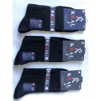 Носки KRAL хлопок мужской 40-44 . Цвет : черный . Производство Турция