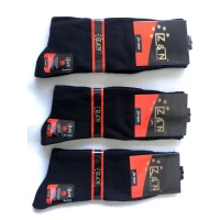 Носки ZN ликра хлопок мужские 41-44. Цвет : черный . Производство Турция