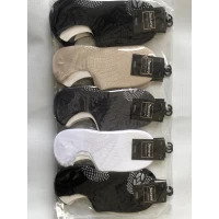 Носки ЗОЛОТО глубокие 42-46 с тормозами . Цвет : ассорти