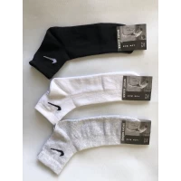 Носки NIKE ликра средняя сетка мужская 41-45. Цвет : ассорти