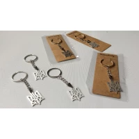 Брелок Трезуб, серебро