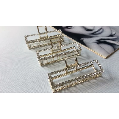 Краб металл, золото, большой, 11 см