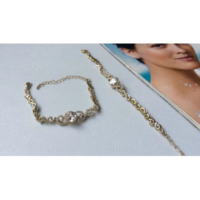 Браслет золото, длина 17+7 см Браслет золото, длина 17+7 см