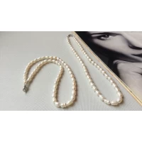 Бусы, жемчужная нить, 45 см