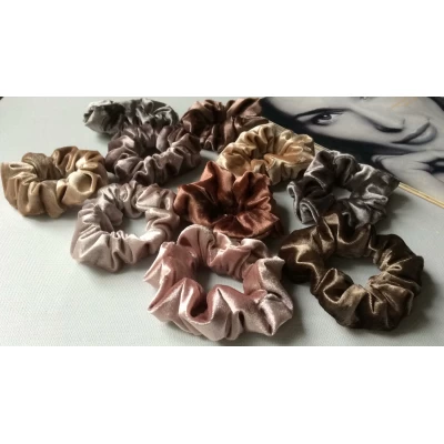 Резинка велюр, айс, кофейный микс