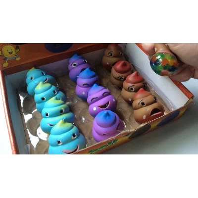 Игрушка антистресс, какашка хохотушка