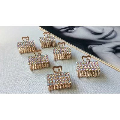 Краб металл, стразы, 4 см Краб металл, стразы, 4 см