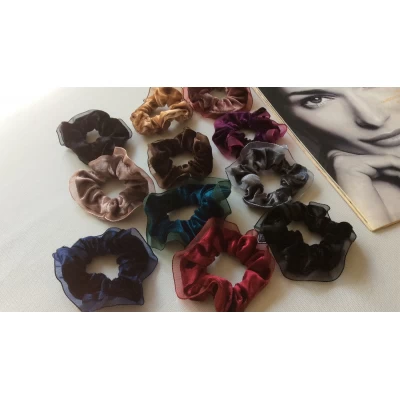 Резинка велюр, средний размер, диам 7 см