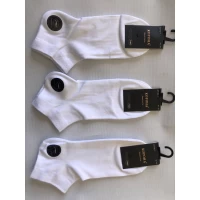 Носки КОРОНА ликра патик ( низкие ) 41-47 дикий шелк . Цвет : белый