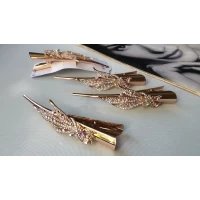 Заколка стрела, золото, 13 см