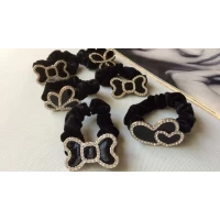 Резинка велюр, стразы