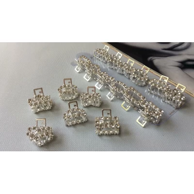 Краб металл, стразы, 2,5 см Краб металл, стразы, 2,5 см