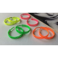 Серьги кольца, диам 5 см