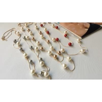 Бусы цепочка, парад планет, длина 90 см