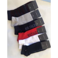 Носки TOMMY HILFIGER ликра хлопок полусредние 42-45 . Цвет : ассорти. Производство Турция