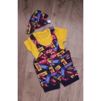 Песочник+футболка+кепка Разм 24-26-28