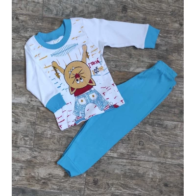 Пижама интерлок Производитель Турция Разм 1-2-3 года