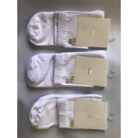 Носки BGK  ликра хлопок средние мужские 42-45 . Цвет : белый . Производство Турция