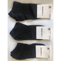 Носки PUNTO ликра хлопок патик мужская 40-44 . Цвет : черный . Производство Турция