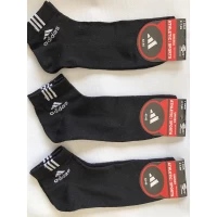 Носки ADIDAS ликра хлопок полусредняя сетка 40-45. Цвет : черный . Производство Турция